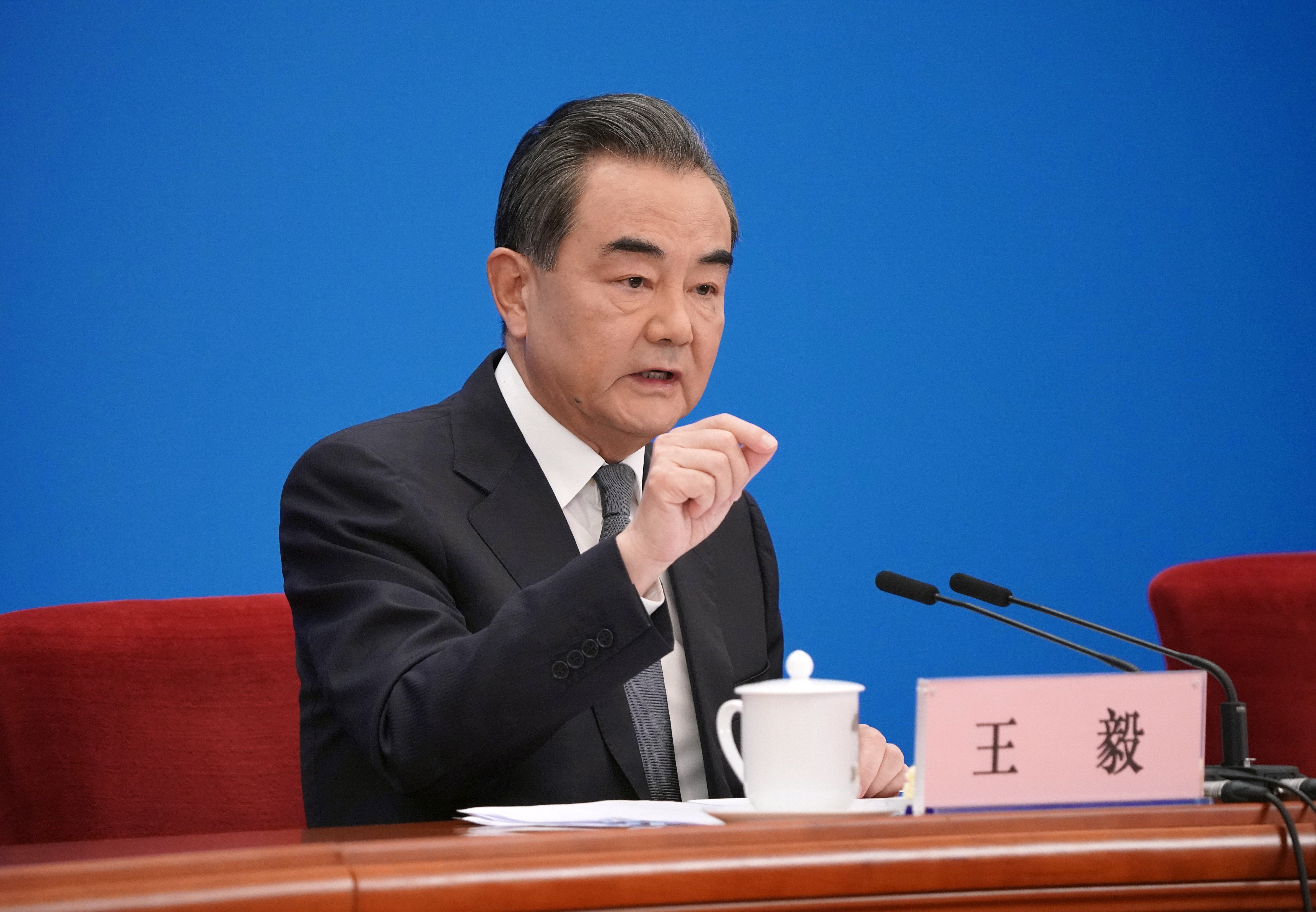 Foreign Minister Wang Yi said China did not want to replace or change the US. Photo: Xinhua