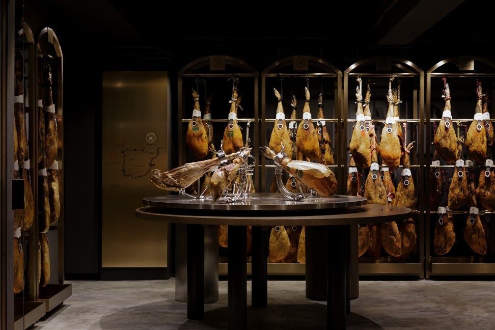 The showroom was conceived to highlight and elevate the ham. Photo: Handout