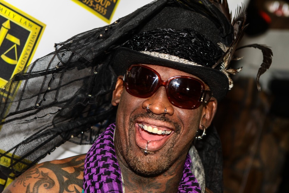 Rodman at a party in 2014. Photo: Shutterstock