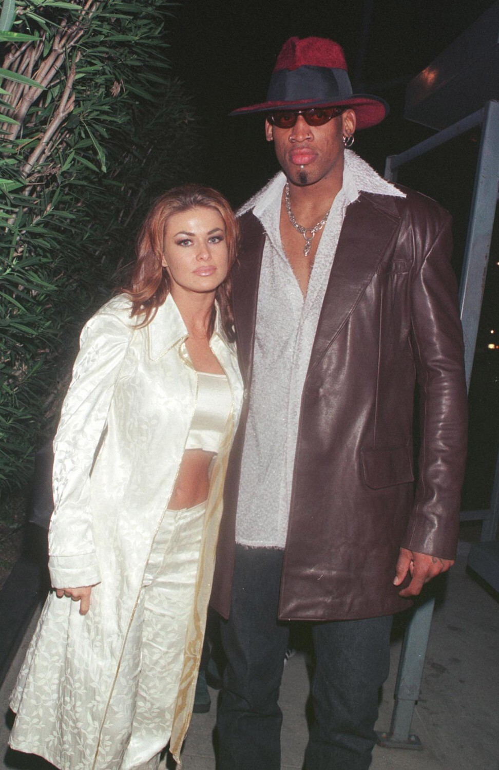 Rodman with Carmen Electra, in 1999. Photo: Getty Images