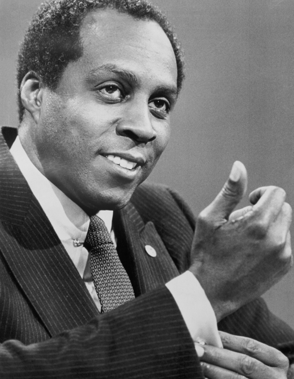 Civil rights leader and National Urban League president Vernon Jordan was rushed to hospital with several internal injuries after being shot in the back in May 1980 in Indiana, US. Photo: Handout