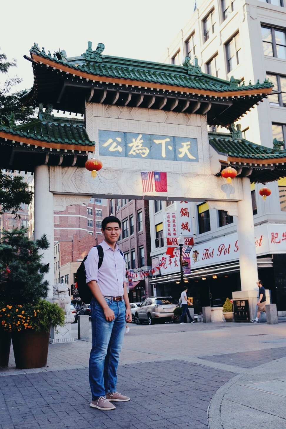 Tianyu Fang, a first-year college student at Stanford University, managed to get back to Beijing in March. Photo: Handout