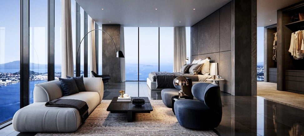 The Pacifica Super Penthouse master bedroom. Photo: The Pacifica
