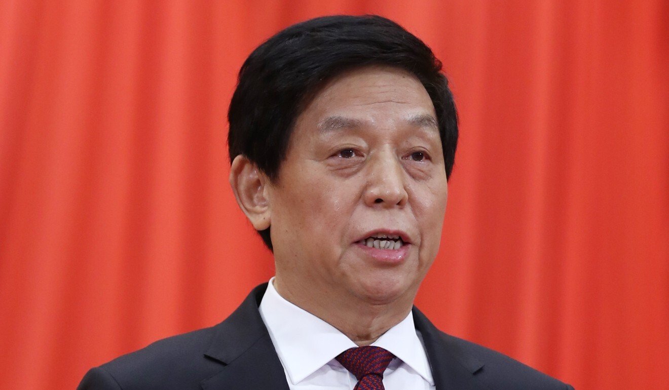 National People’s Congress chief Li Zhanshu said separatists would be “severely punished”. Photo: Xinhua