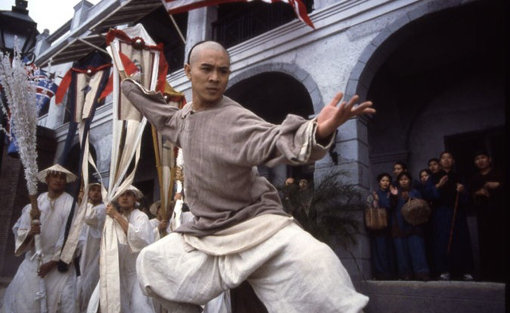 Jet Li in Once Upon a Time in China 2 (1992), directed by Tsui Hark.