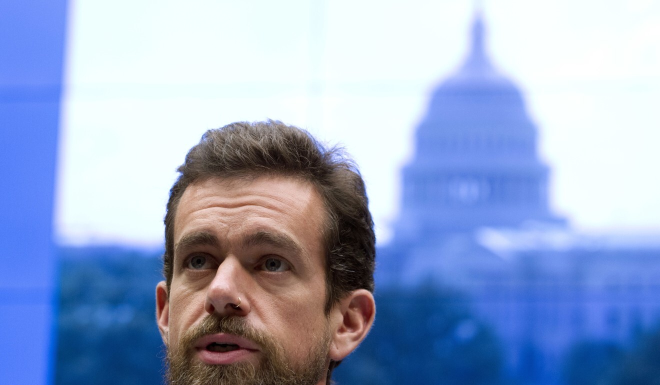 Twitter CEO Jack Dorsey testifies before the House Energy and Commerce Committee in Washington, 2019. Photo: AP