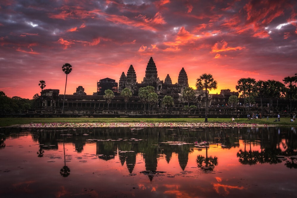 Angkor Wat at sunset. Photo: Shutterstock
