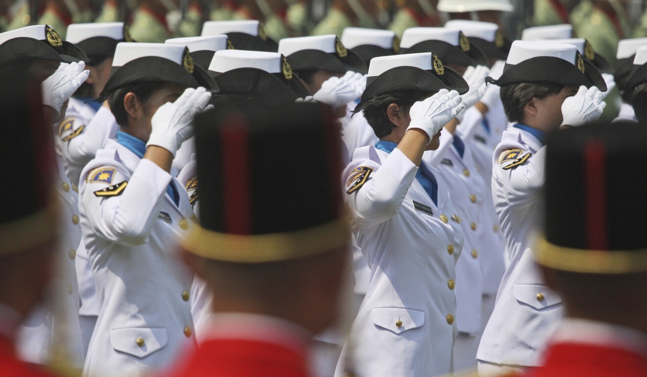 Women who want to join the Indonesian military must take a virginity test. File photo: AP
