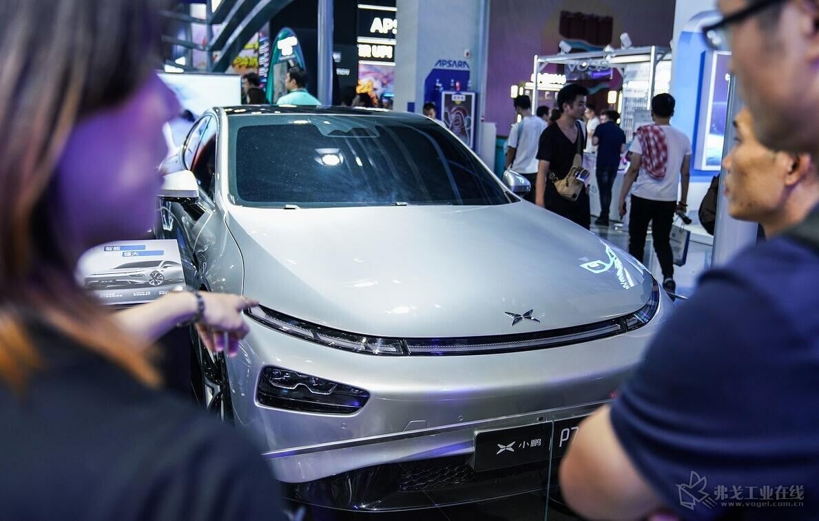 The Xpeng P7 intelligent coupe, which will come equipped with Alibaba's in-car mini-apps suite, September, 2019. Photo: Handout
