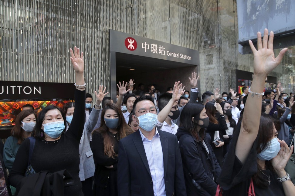 China has introduced a national security law for Hong Kong as it claims the anti-government protests in the financial hub endanger the country. Photo: AP Photo