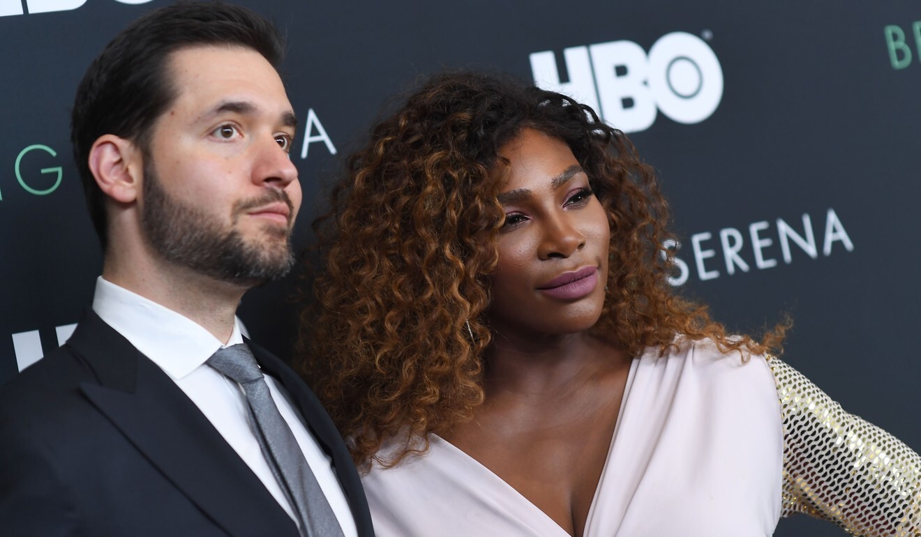 Alexis Ohanian, left, husband of US tennis star Serena Williams. File photo: AFP