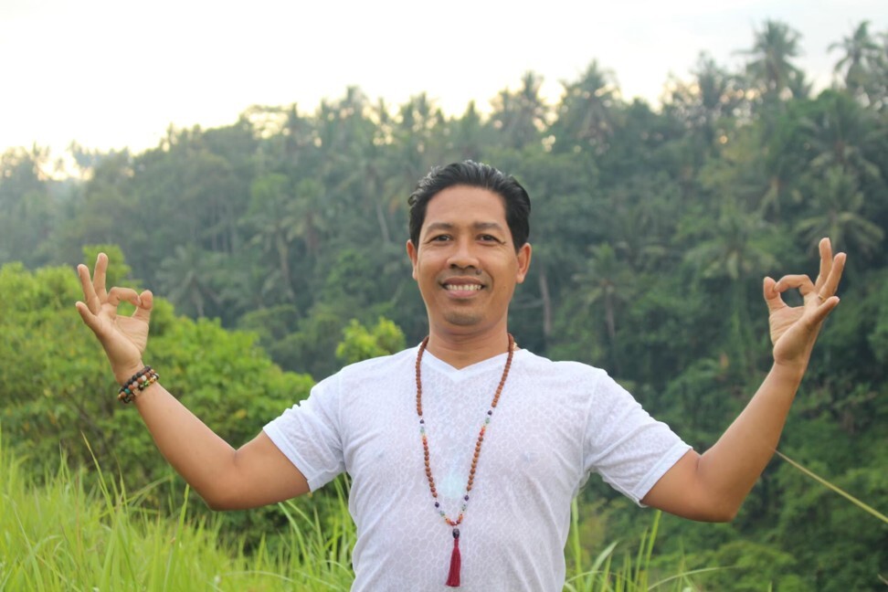 Marcus Wistika, an instructor at The Yoga Barn, in Bali. Photo: courtesy of Marcus Wistika
