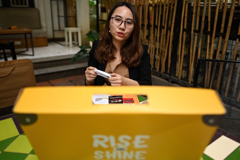 Linh Hoang, co-founder of sex education start-up WeGrow Edu. Photo: AFP