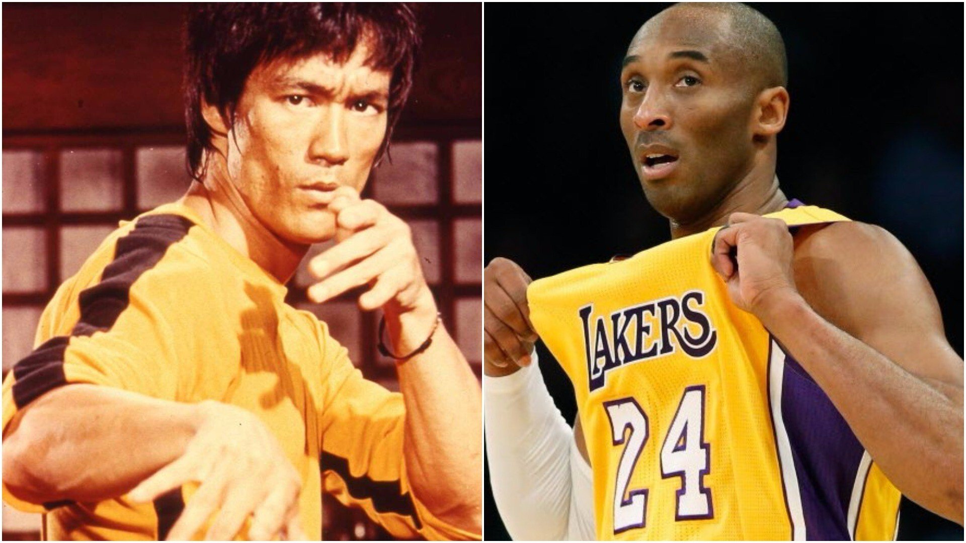 Martial arts superstar Bruce Lee (left) had a huge impact on NBA legend Kobe Bryant. Photo: Instagram