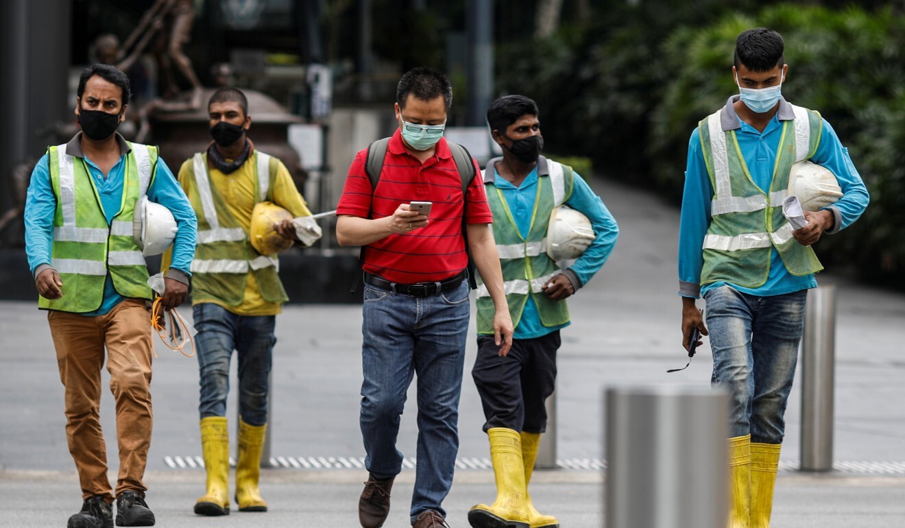 Most foreigners in Singapore are migrant workers in low paid jobs. Photo: Reuters