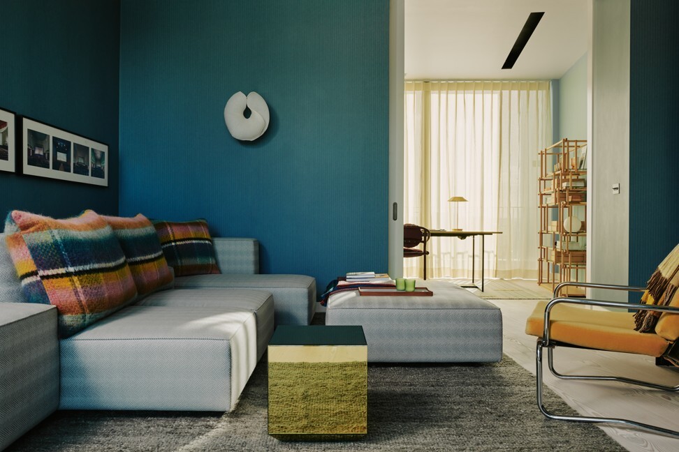 The television room in the TVC penthouse, London. Photo: handout