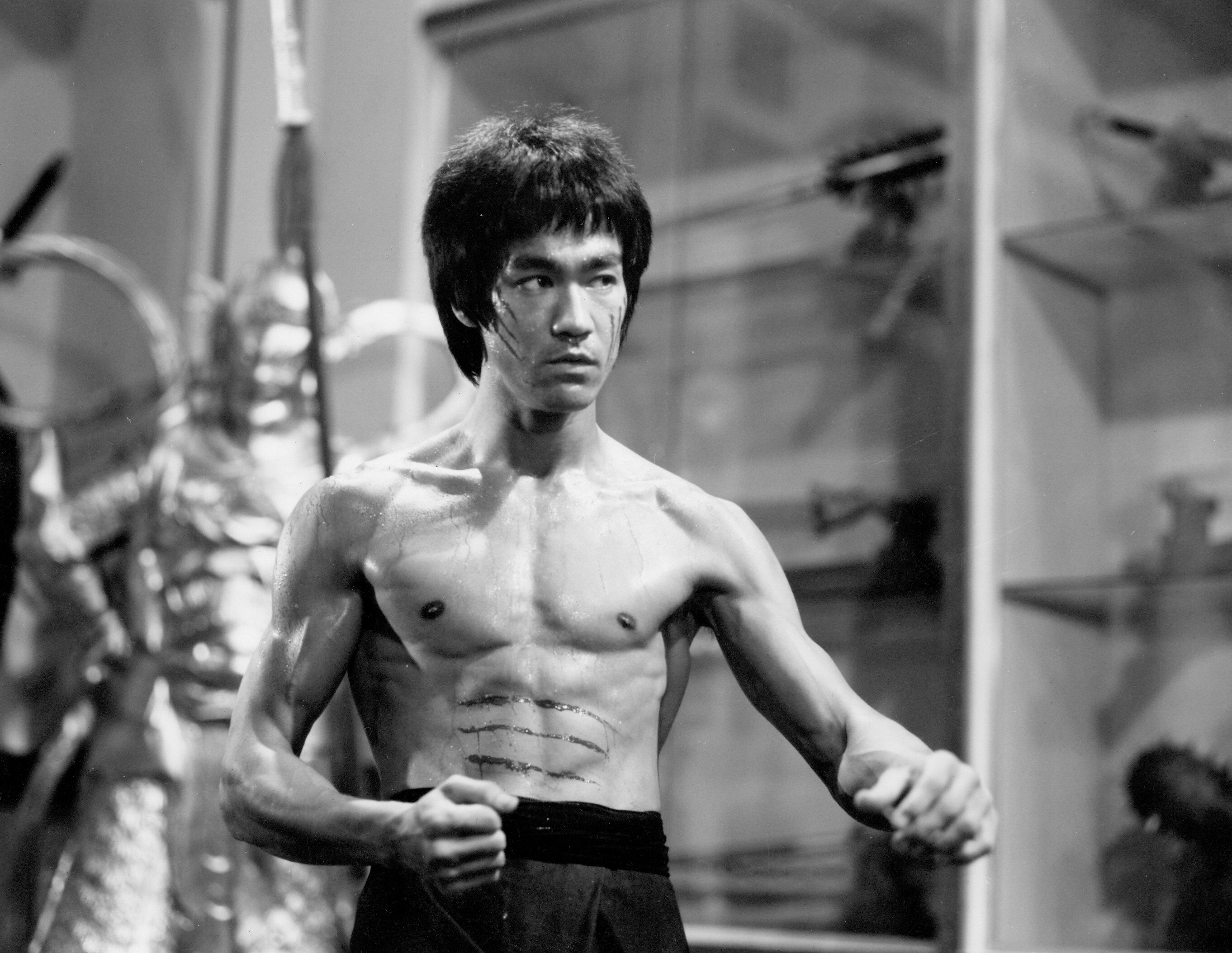 Actor and martial artist Bruce Lee poses for a Warner Bros publicity still for the film ‘Enter the Dragon’ in 1973 in Hong Kong. Photo: Michael Ochs Archives/Getty Images