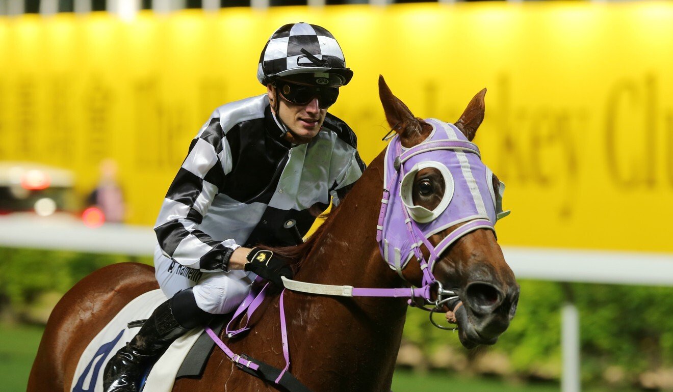 Antoine Hamelin returns after riding Master Albert to victory at Happy Valley.