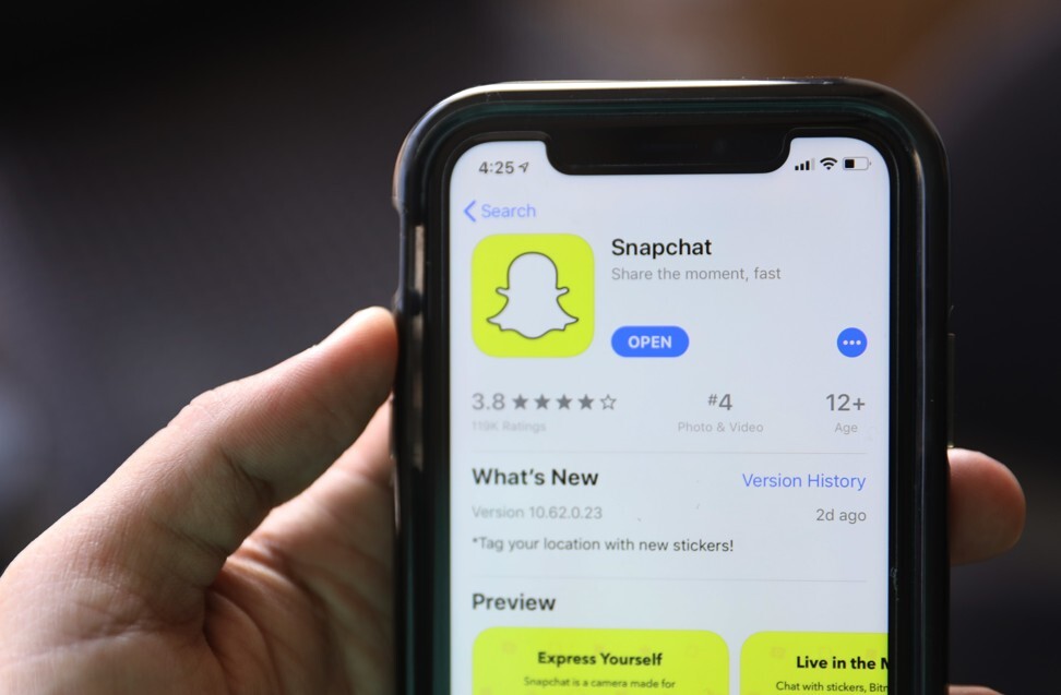 Snapchat has more than 200 million daily users. Photo: AP