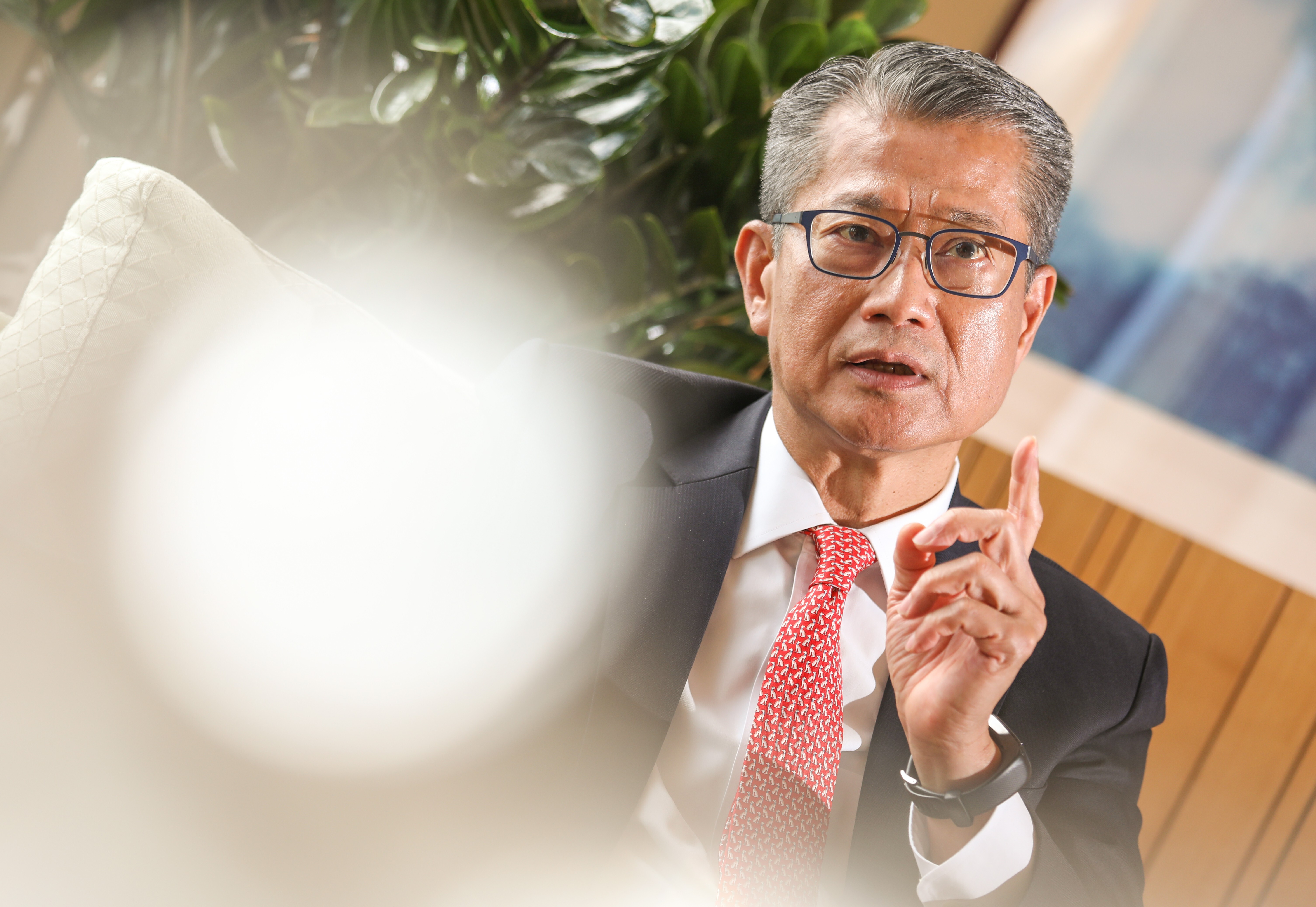 In an exclusive interview with the Post, Hong Kong Financial Secretary Paul Chan says the selection of private equity funds that will help manage the investments of the new Hong Kong Growth Portfolio will begin in the second half of the year. Photo: Nora Tam