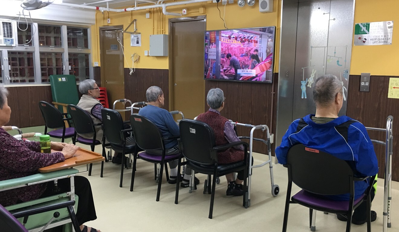 Residents at SAGE Kai Yip Home for the Elderly in Kowloon Bay. Photo: Facebook