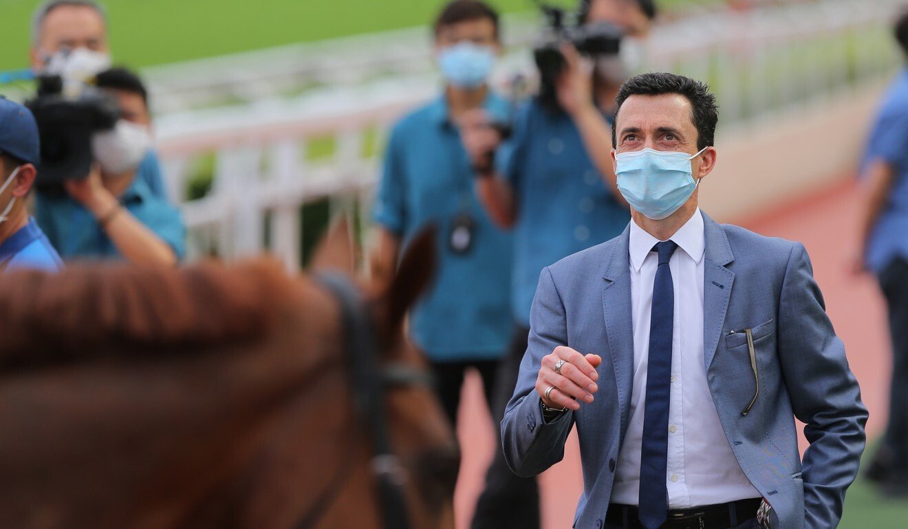 Douglas Whyte after training a winner at Sha Tin.