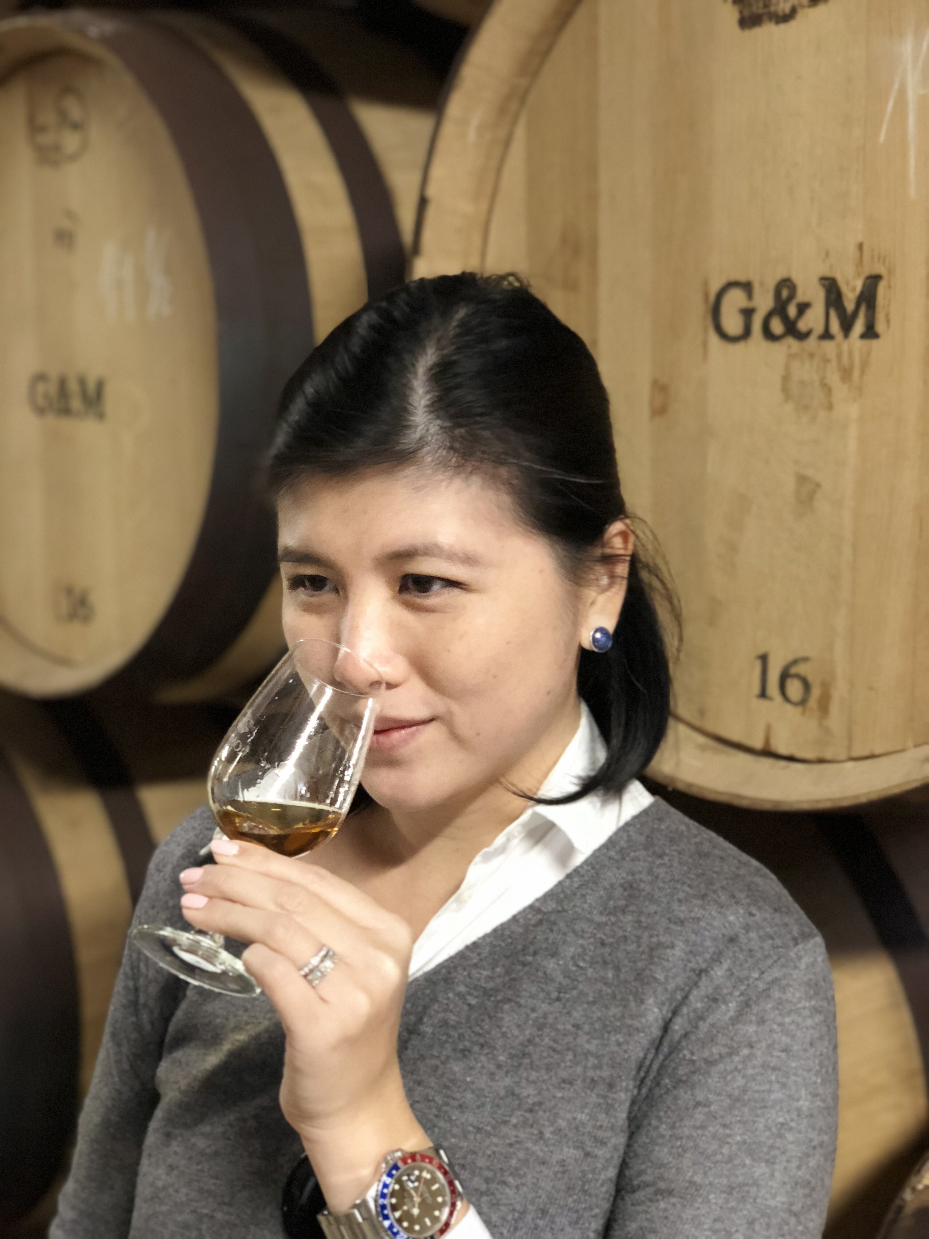 Eiling Lim buys cask whisky and bottles it under her own brand. She is an example of the Asian women who have moved into the drinks industry and are making their mark. Photo: courtesy Eiling Lim