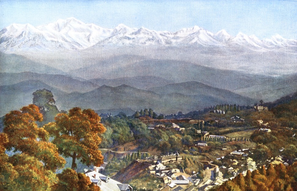 A painting of early 20th century Darjeeling. Photo: Getty Images
