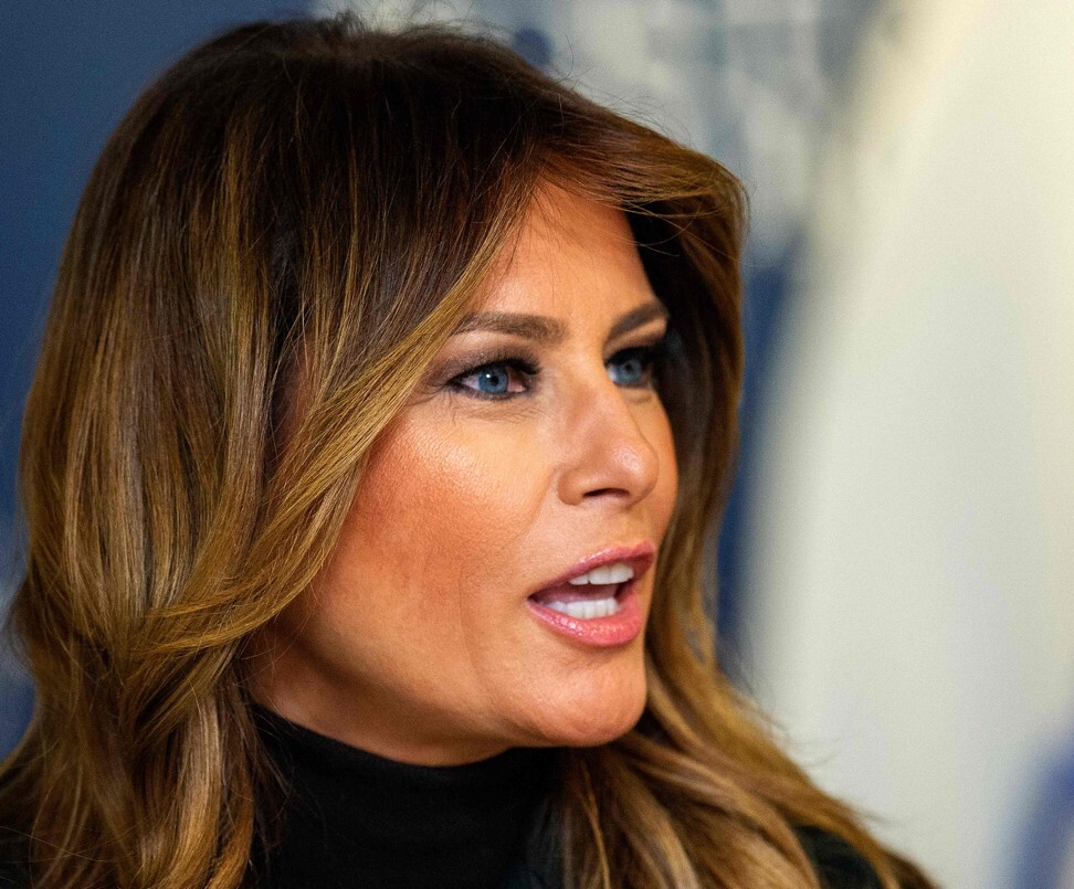Melania Trump takes part in a round table and visit to Boston Medical Centre in Boston, Massachusetts in the US. Photo: AFP