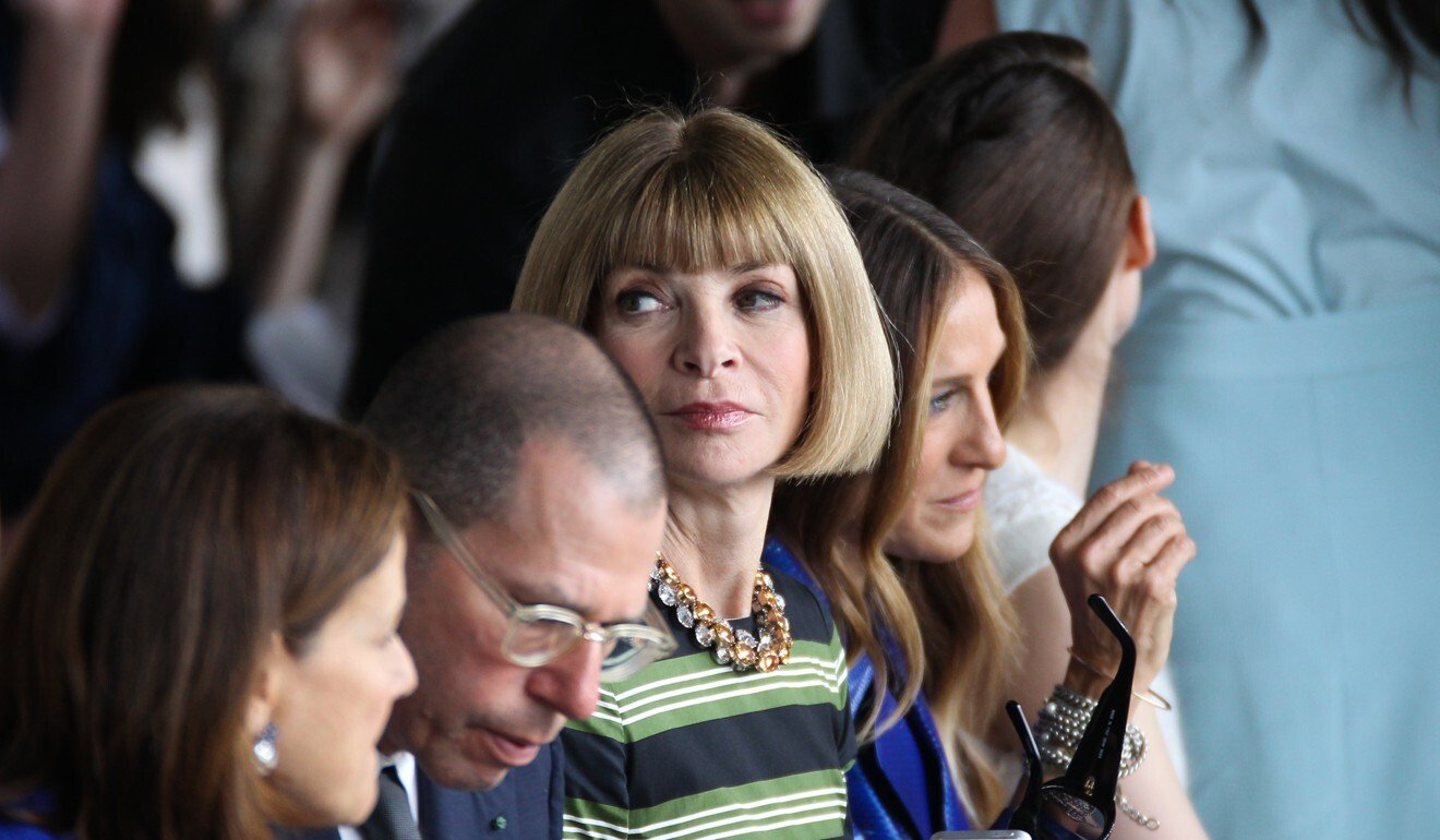 Anna Wintour and actress Sarah Jessica Parker front row at a New York fashion show. Vogue may be elitist, but it mirrors the unspoken hierarchy of the fashion industry. Photo: Shutterstock