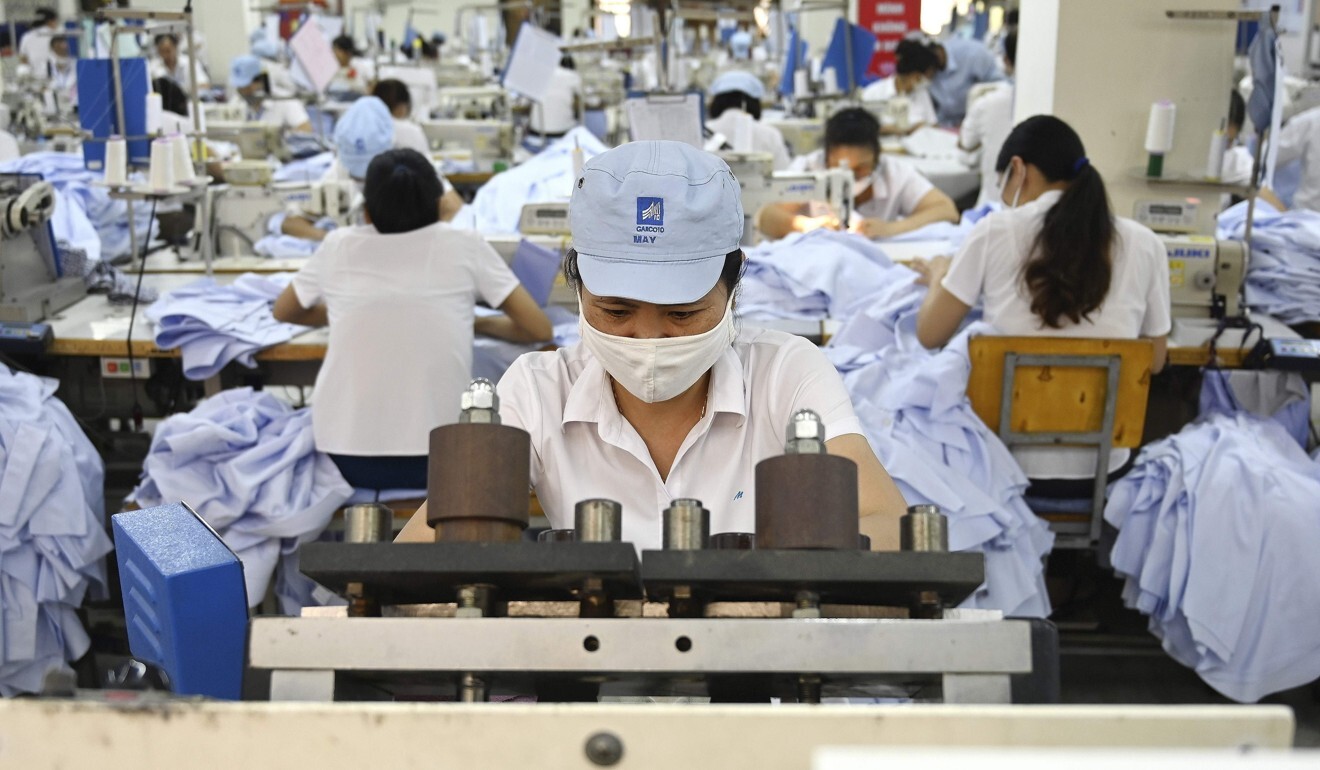 A garment factory in Hanoi. Photo: AFP