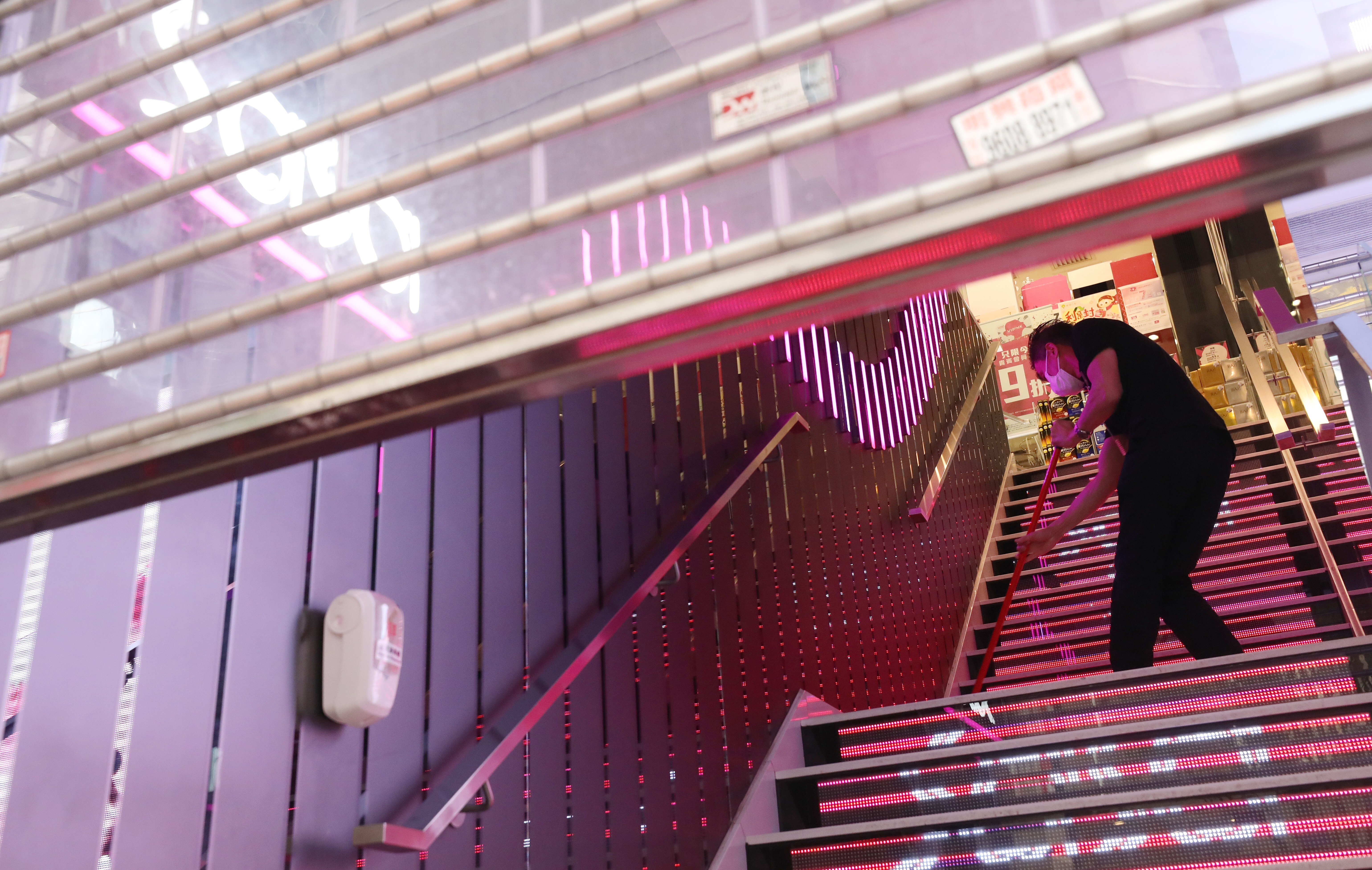 View of a Sasa shop in Causeway Bay, Hong Kong, which was closed in February because of the coronavirus outbreak. The city’s biggest cosmetics retailer has terminated 51 stores since March 2018 amid falling sales. Photo: Nora Tam