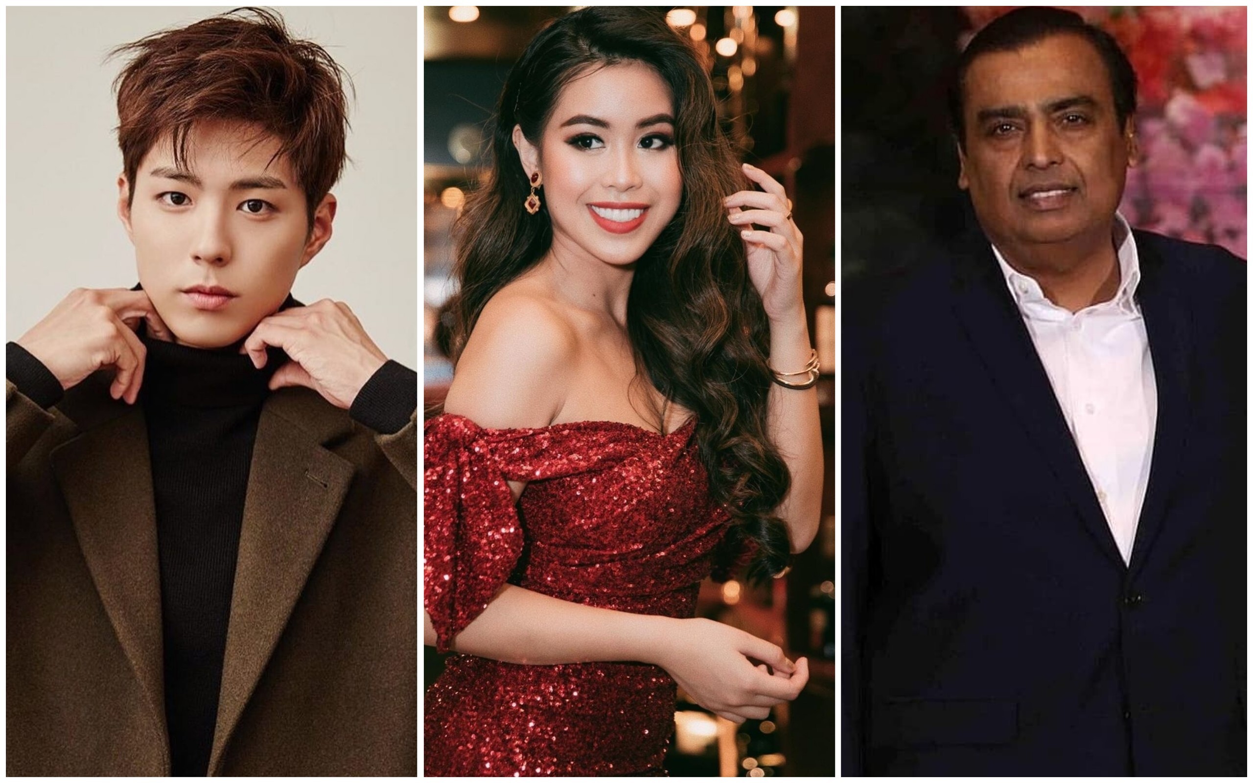 In this week’s news – Park Bo-gum, Tien Nguyen and Mukesh Ambani. Photos: Instagram