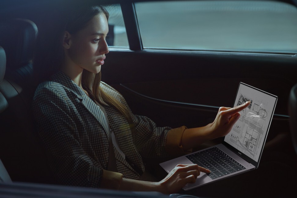 Huawei is largely targeting the upwardly mobile working person with its new Matebook X Pro. Photo: Huawei/DPA