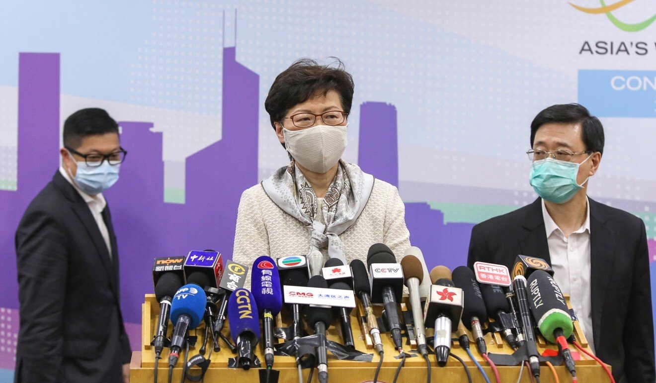 Hong Kong Chief Executive Carrie Lam. Photo: Simon Song