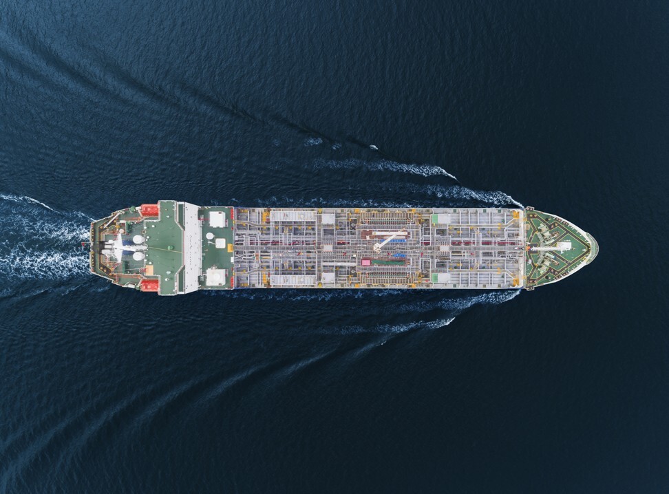 An oil tanker at full speed. The International Maritime Organisation has initiated a campaign calling on member states to recognise seafarers as key workers.