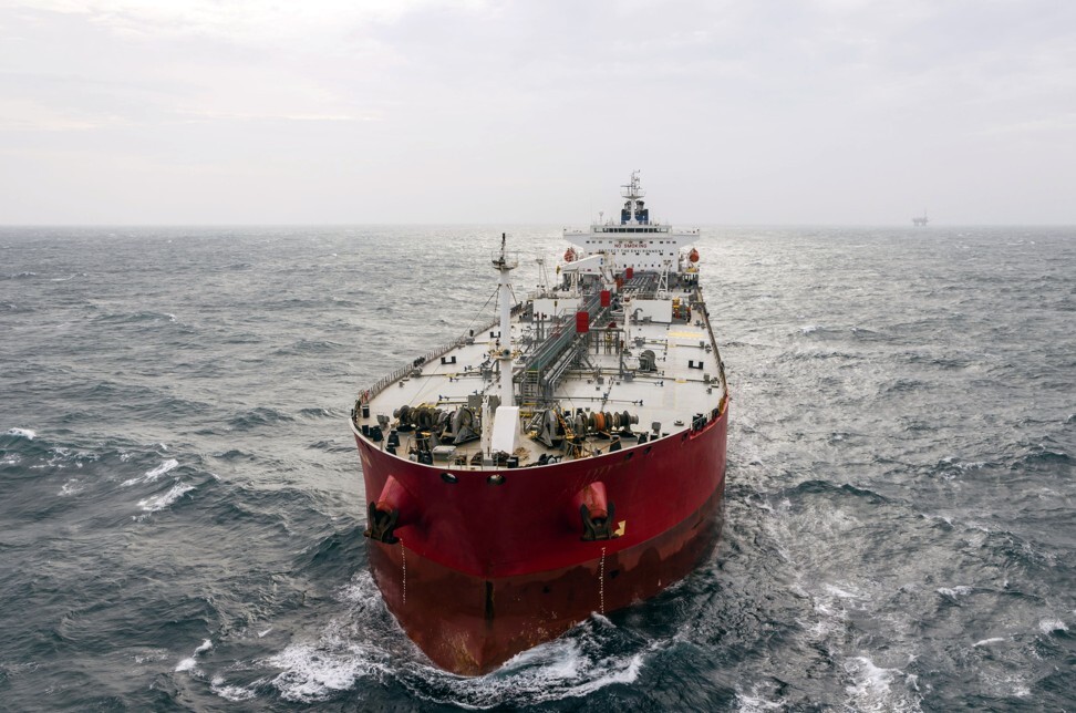 A tanker at sea. Many ports won’t permit crew members from these vessels to take even a few hours of shore leave during the coronavirus pandemic.
