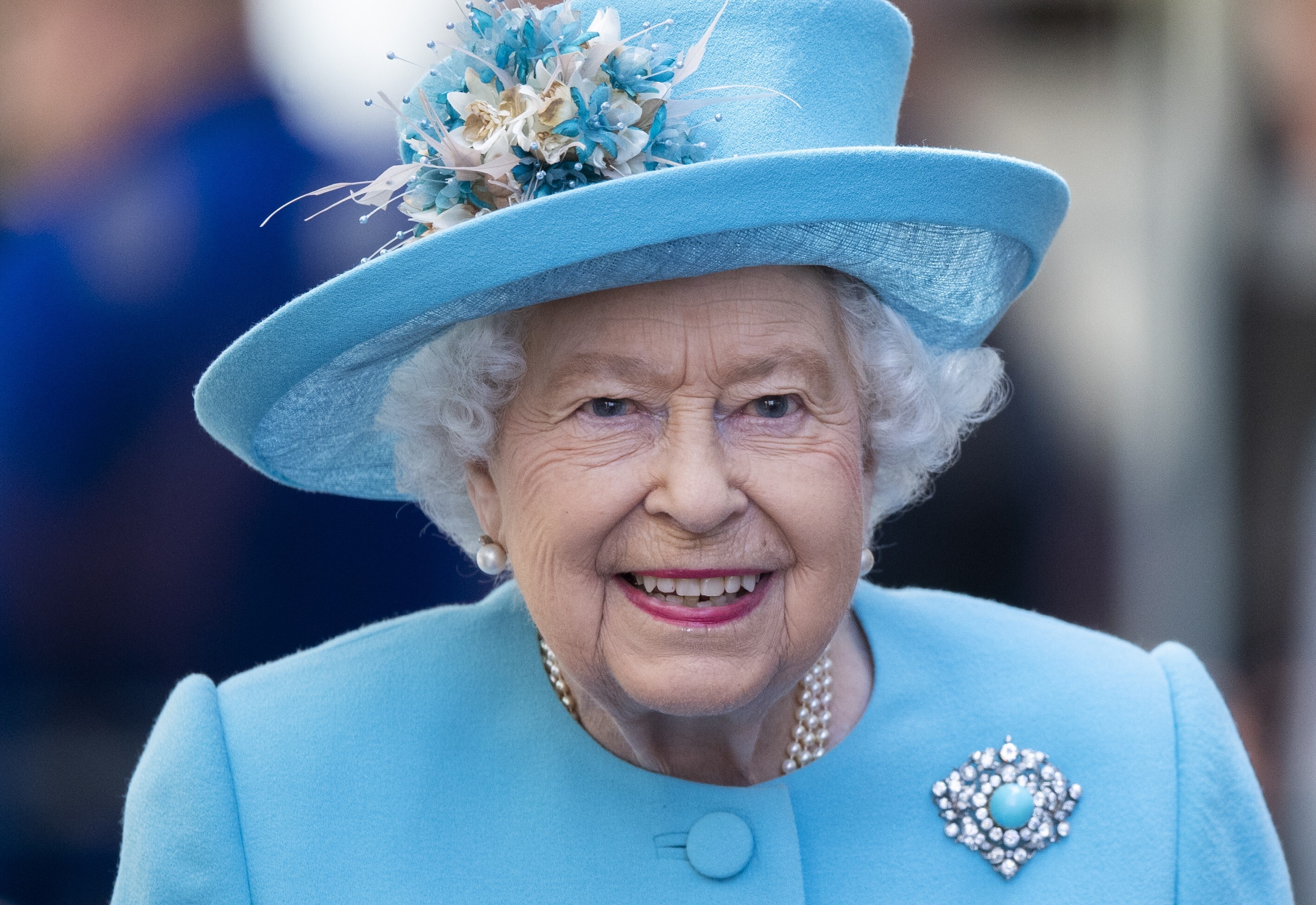 The Queen's Diamond and Pearl Leaf Brooch