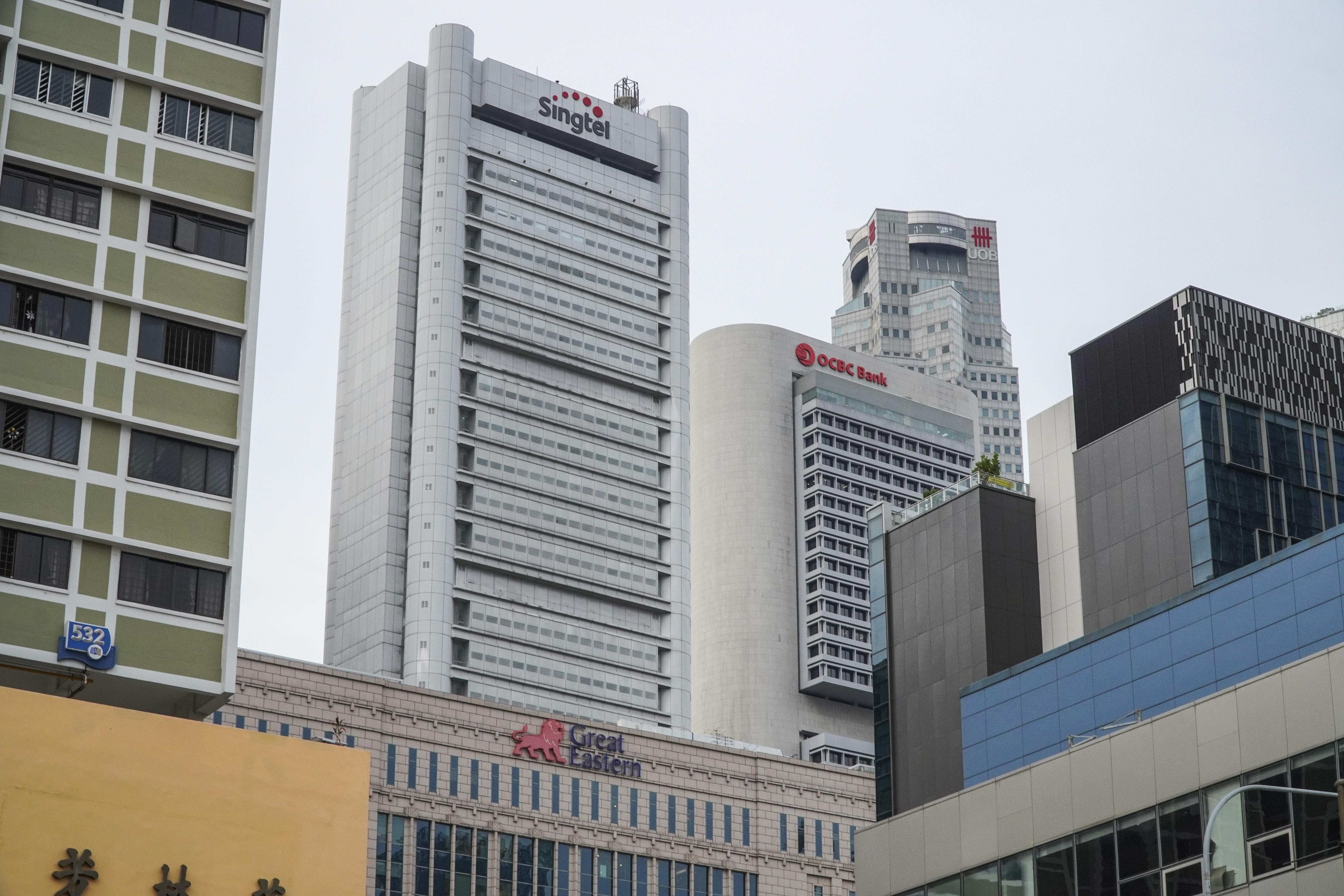 The Singtel building in central Singapore. The city state gave final approval for the roll-out of nationwide 5G coverage on Wednesday, leaving China’s Huawei Technologies with less significant contracts. Photo: SCMP / Roy Issa