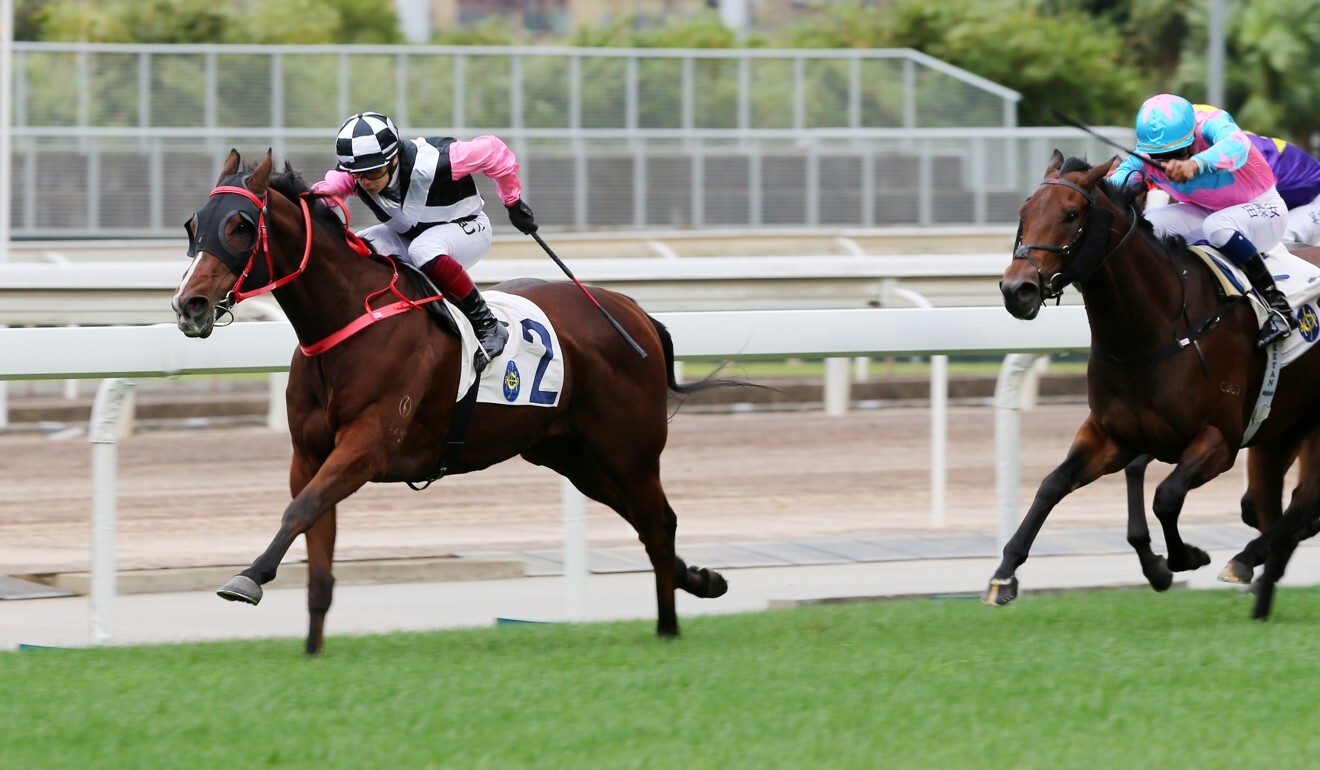 Beauty Rush dashes away to win at Sha Tin.