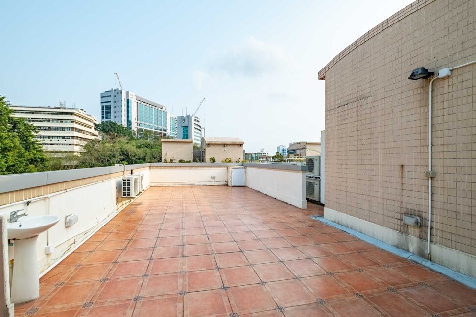 The original rooftop was left empty for viewing. Photo: The Home Stylist
