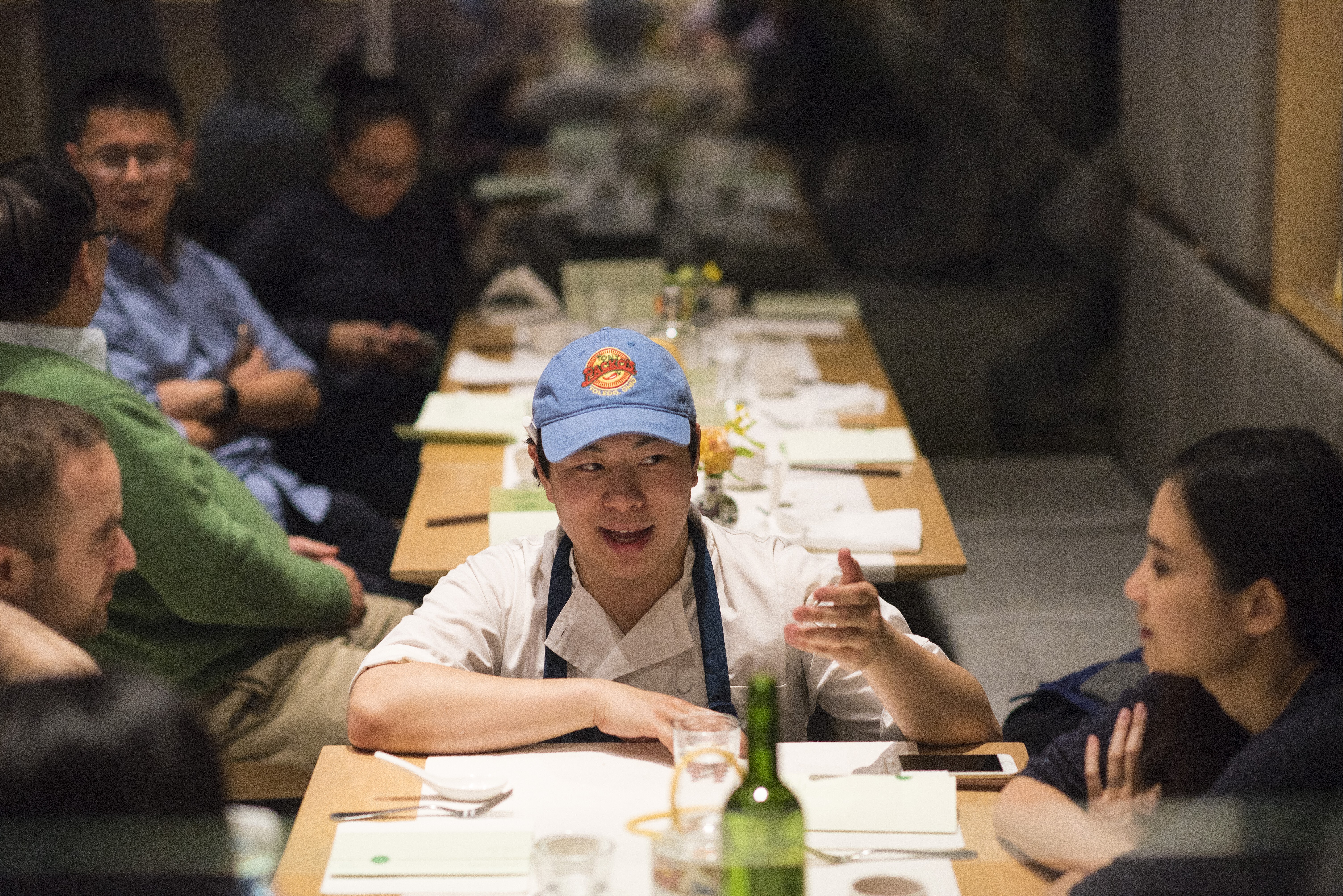 Hong Kong chef Lucas Sin at Junzi, in New York. Photo: courtesy of Junzi