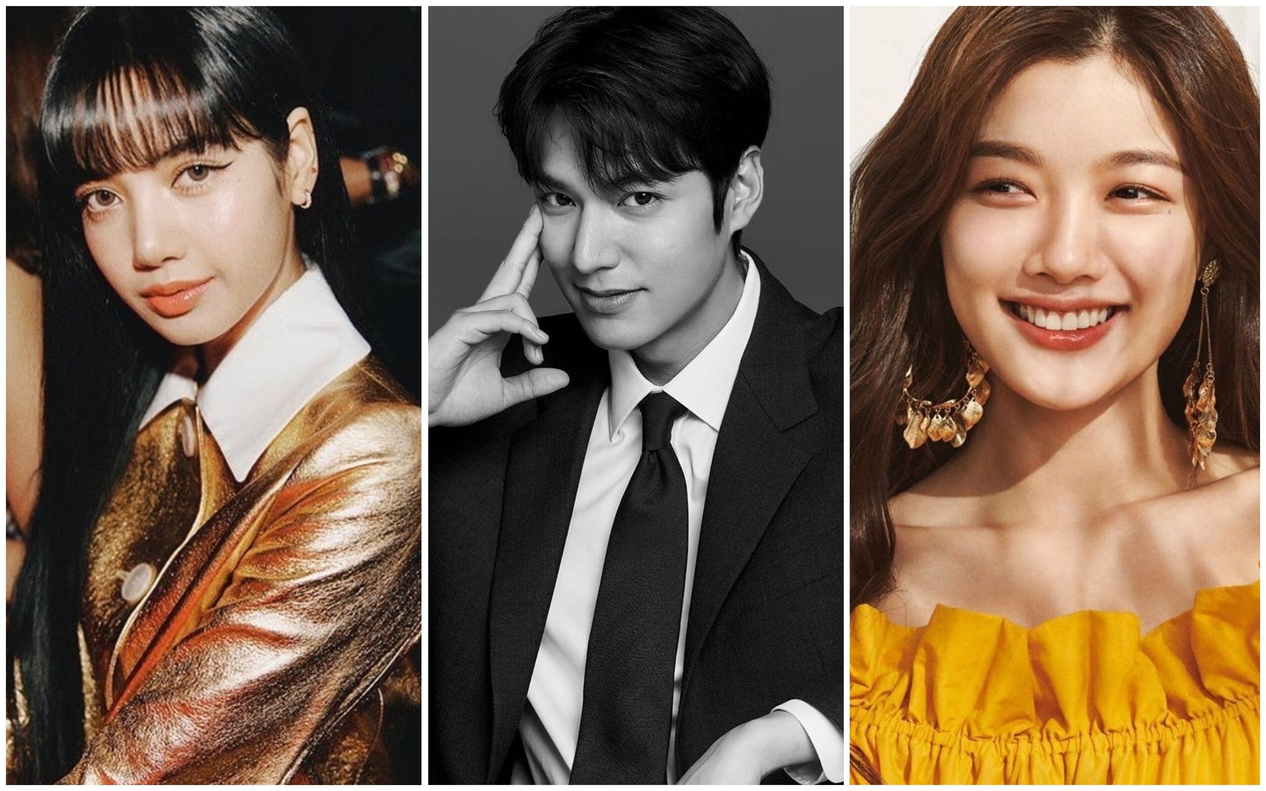 Blackpink's Lisa, Lee Min Ho and Kim Yoo-Jung hit the headlines this month. Photo: Instagram