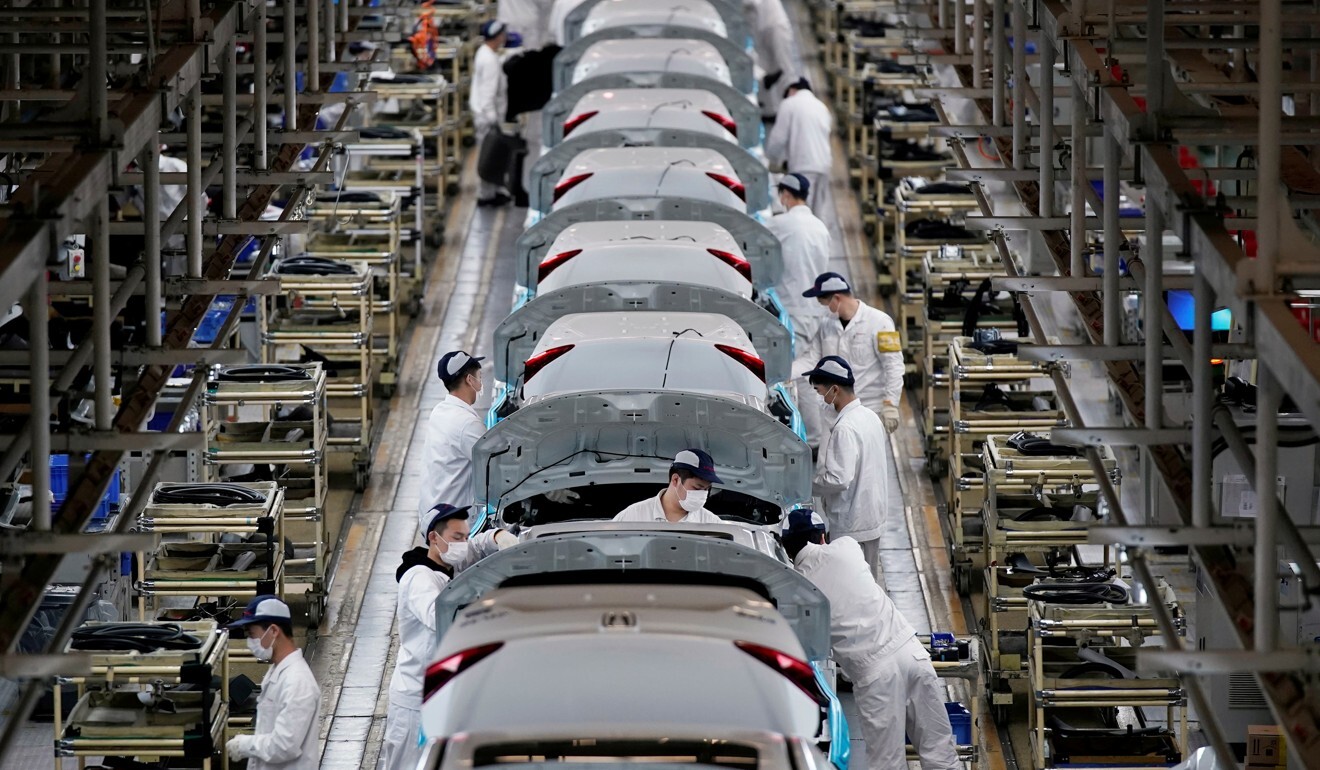 The industrial firm profits add to signs of economic recovery, as China reported a 4.4 per cent growth in its industrial production for May earlier this month. Photo: Reuters