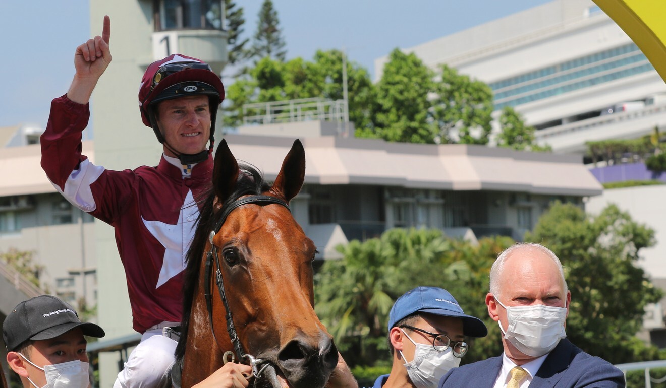 David Hall trains a winner with jockey Zac Purton.