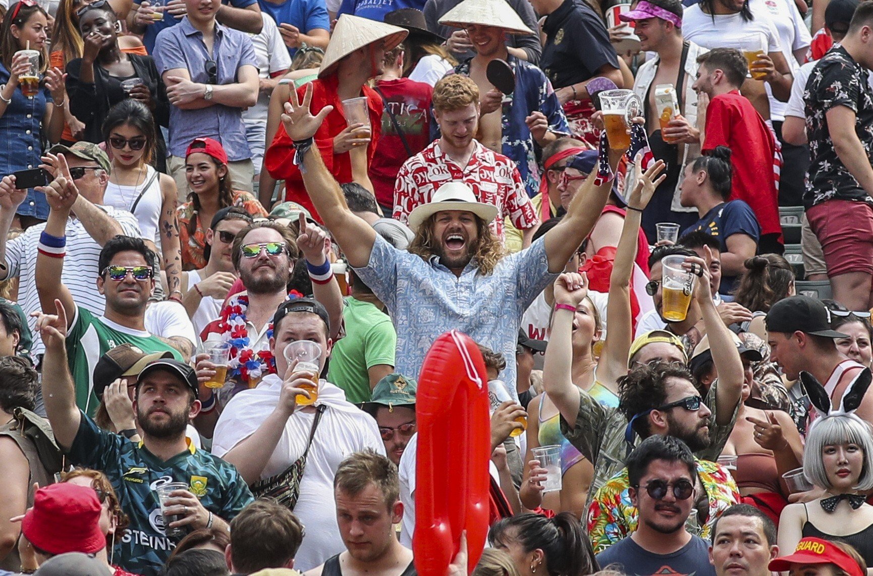 Hong Kong Sevens fans will have to wait until next April to see some action. Photo: K.Y. Cheng