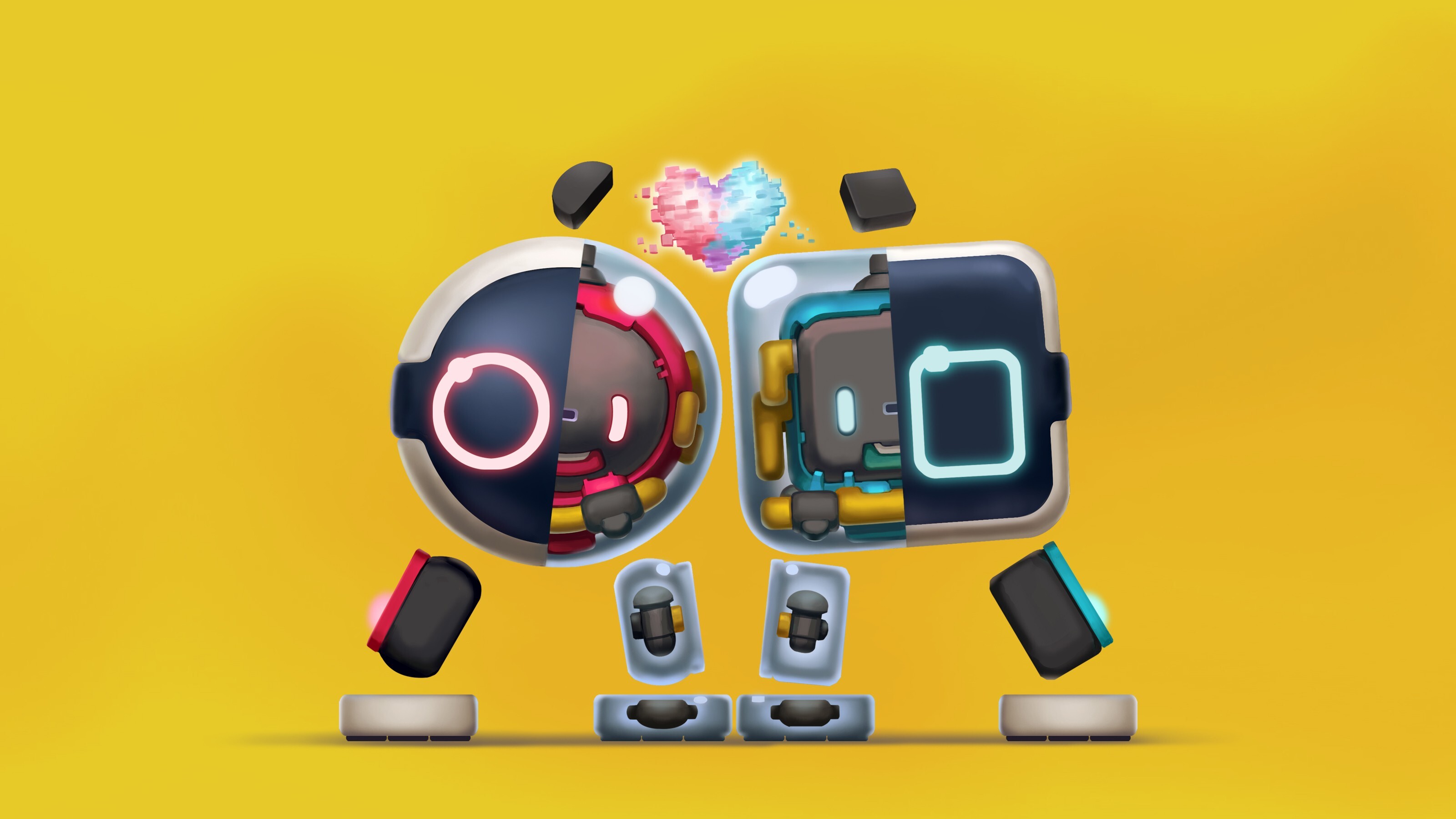 Made by Next Studios, Biped is a cooperative game that follows the adventures of two robots. (Picture: Next Studios)