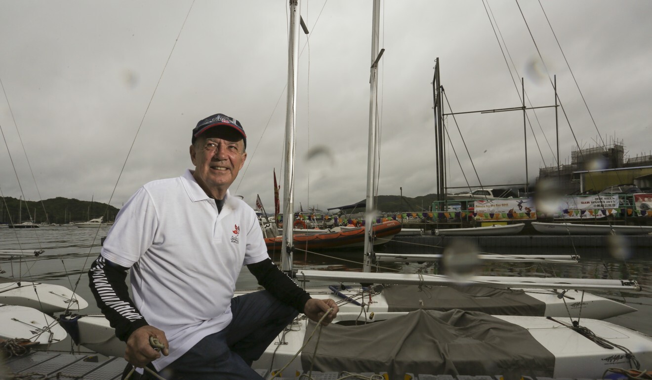 Sailability co-founder Mike Rawbone and his wife Kay launched the programme in 2009. Photo: Jonathan Wong