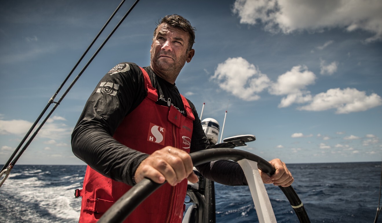 Scallywag skipper David Witt during the previous Ocean Race. Photo: Rich Edwards/Ocean Race