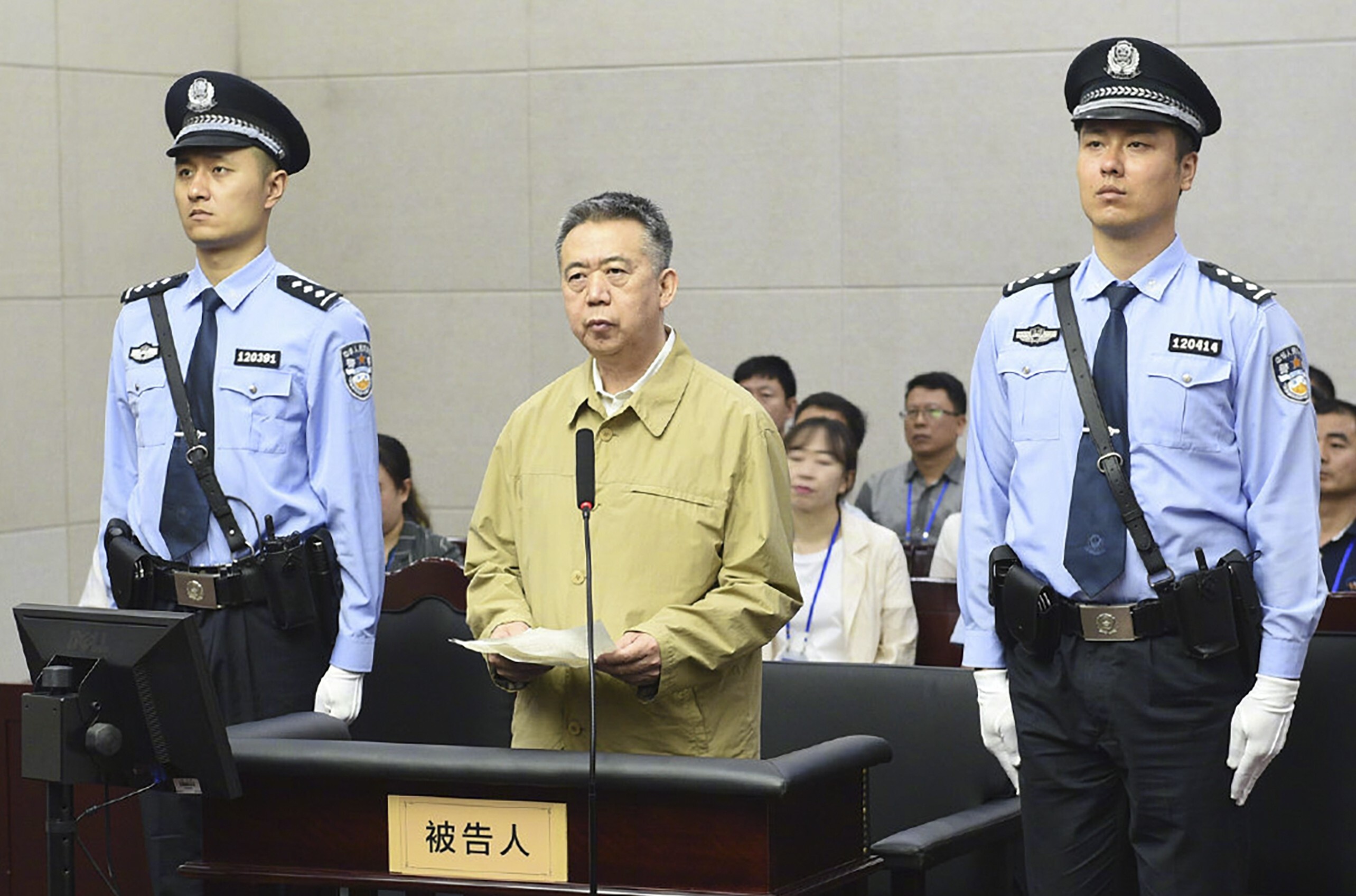 Meng Hongwei disappeared in 2018 and was jailed in January this year. Photo: Handout